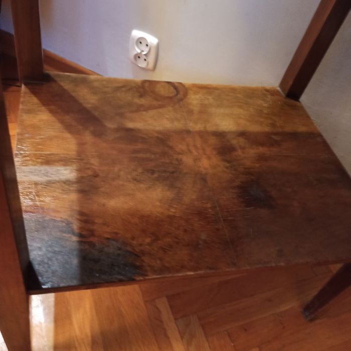 stolik PRL konsola szafka półka meble