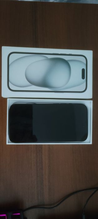 Iphone 15 128 gb black e-sim usa на гарантії