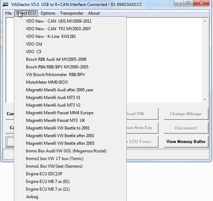VAG TACHO V5.0 OBD2 Profesjonalny Interfejs Diagnostyczny VAG OBD 2