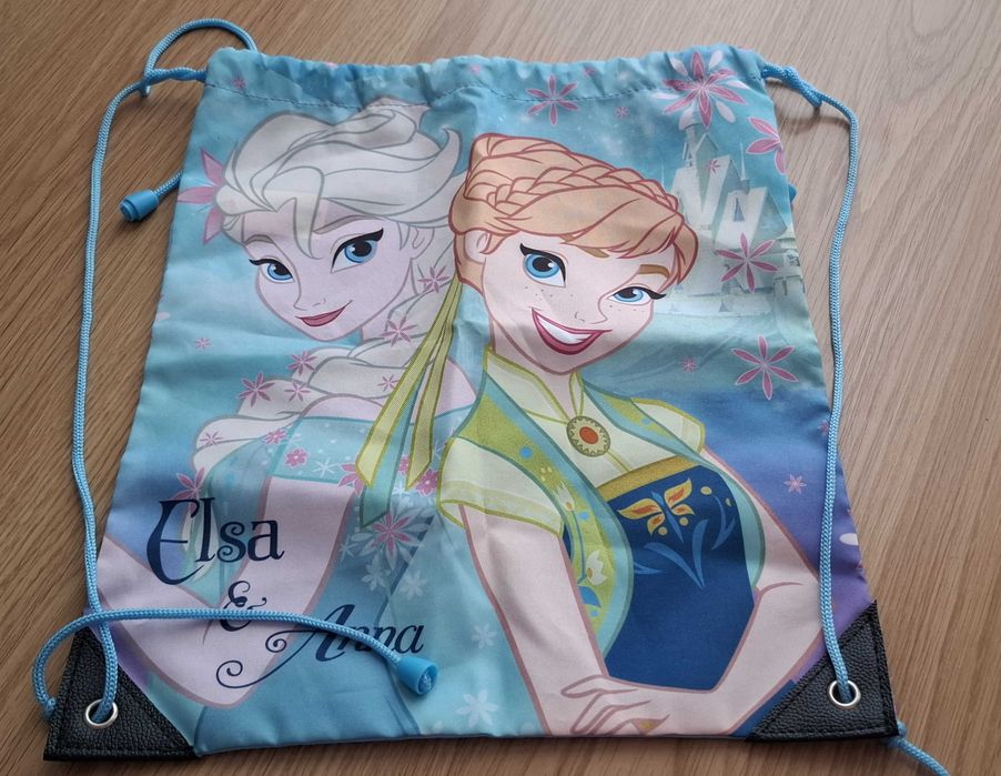 Saco Mochila com corda da Frozen (Novo)