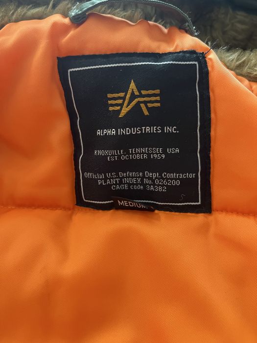 Oryginalna kurtka Alpha Industries Inc., rozmiar M