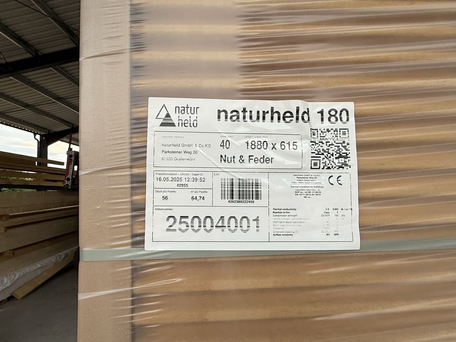 Welna drzewna Naturheld 180 40mm steico