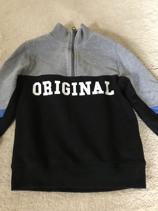 Теплая кофта h&m 110/116 шерсть с подкладкой полиэстер