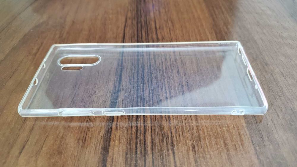 Силиконовый бампер чехол на Samsung Galaxy Note 10 Plus самсунг