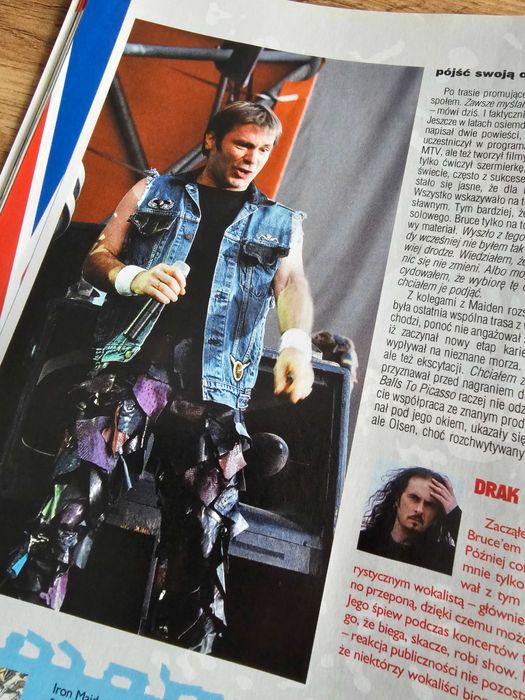 UNIKAT! Teraz Rock 6/2005 - Bruce Dickinson, Iron Maiden, Coldplay