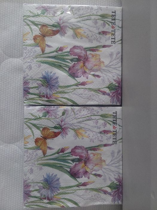 Serwetki wielkanocne 3warstwowe nowe 2op