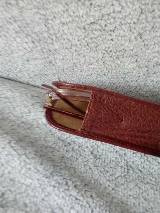 Etui na okulary brązowe 15 x 7 x 3 cm