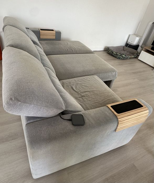 Sofa cama com bau 450€