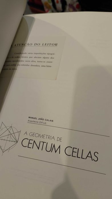 A Geometria de Centum Cellas - Manuel João Calais