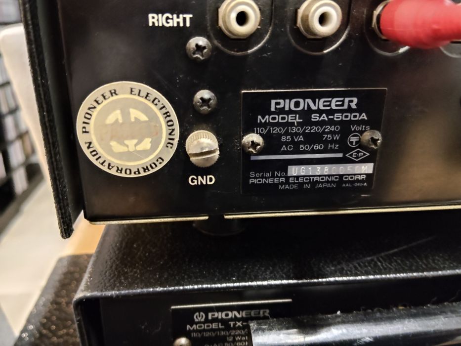 Wzmacniacz Pioneer SA 500A+Tuner TX 500A piękny stan