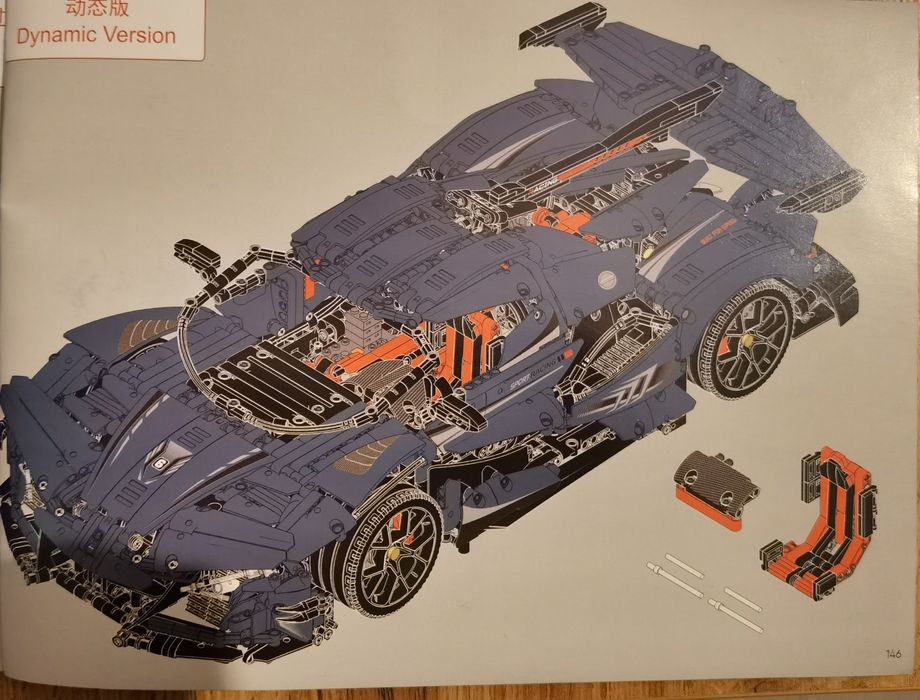 Nowe klocki konstrukcyjne / technic samochód komp. z LEGO