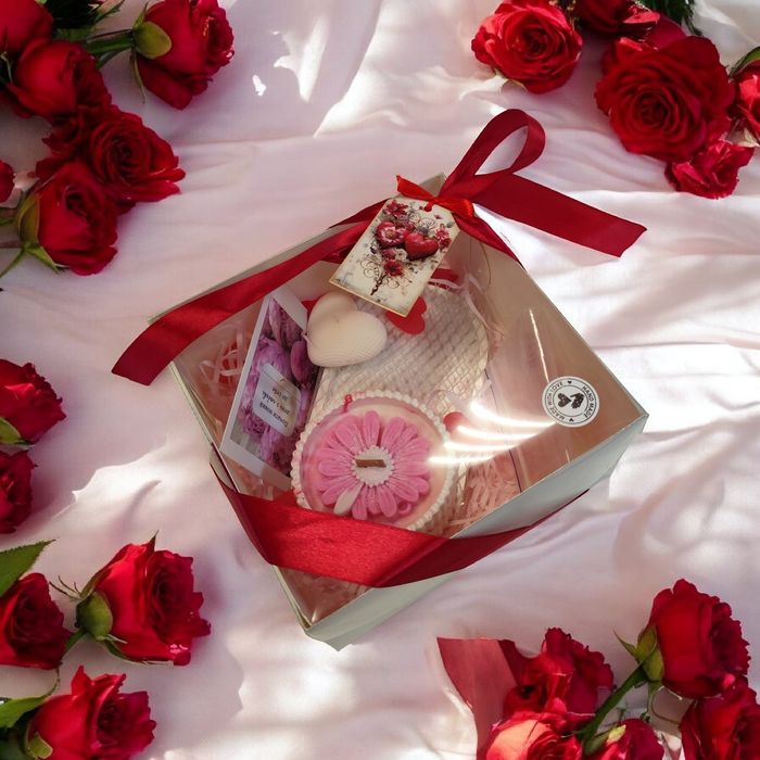 Арома свічка у кашпо до дня закоханих