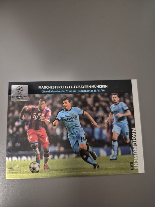 Karta Pilkarska Magic Moment Manchester City-Bayern Monachium