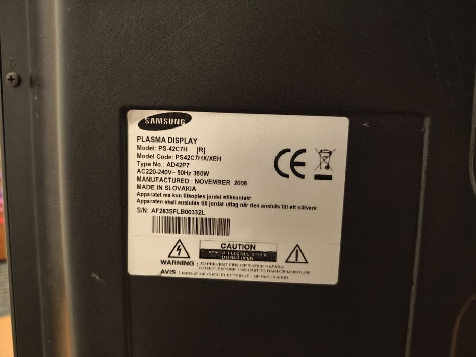 Plazma Samsung PS-42C7H