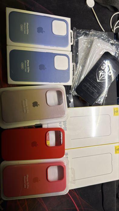 Iphone 15pro чохлы та скло одним лотом