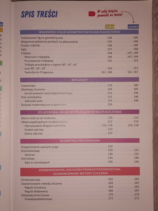 Repetytorium Szkoła podstawowa Matematyka Klasy 7-8