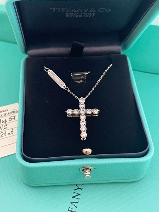 Бриллиантовый крестик 1.2ct