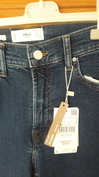 Calças ganga Mango tam 36