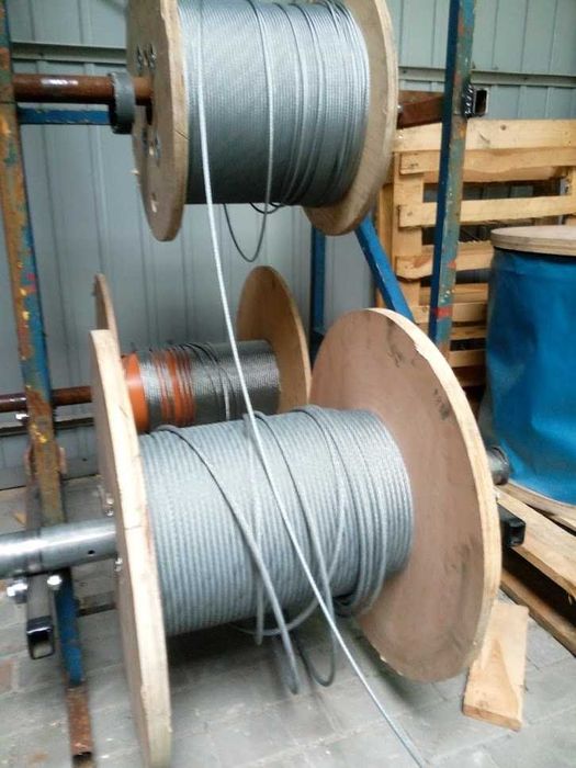 Lina stalowa 12mm ocynkowana wyciąg obornika wyciągarka Polska nowa