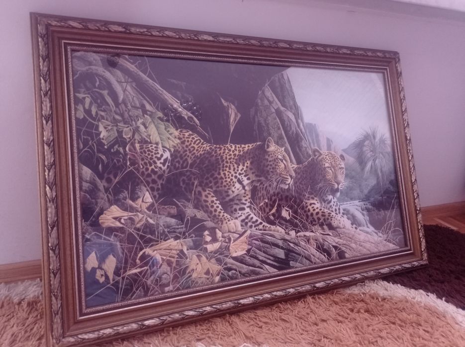 Duży obraz "Leopard Sentry" Craig Bone