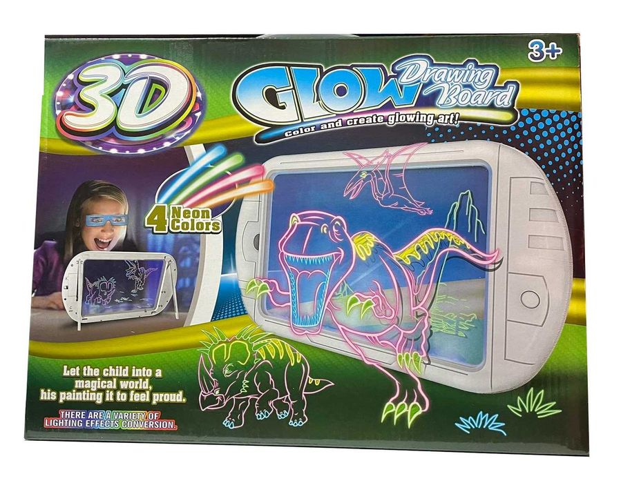 Duża Tablica do malowania Światłem 3D Neon