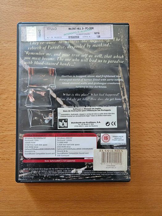 Silent Hill 3 PC DVD