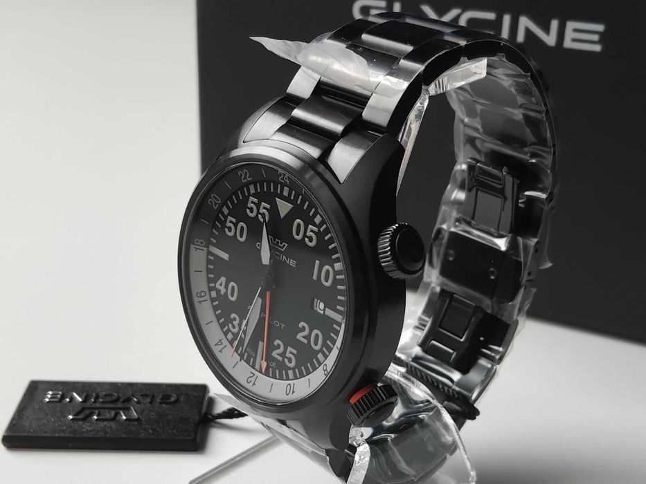 -85% Годинник Glycine ' Airpilot GMT Date - GL0434 Swiss made