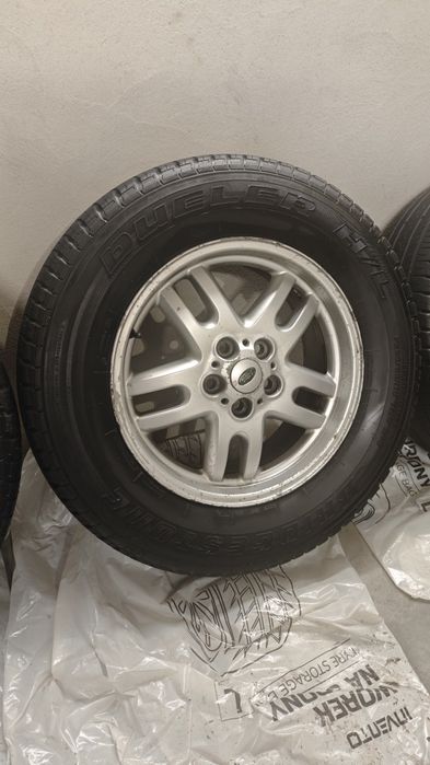 Koła felgi Opony range Rover l322 5 szt. 4 + zapasowe 265/65 R18 M+S