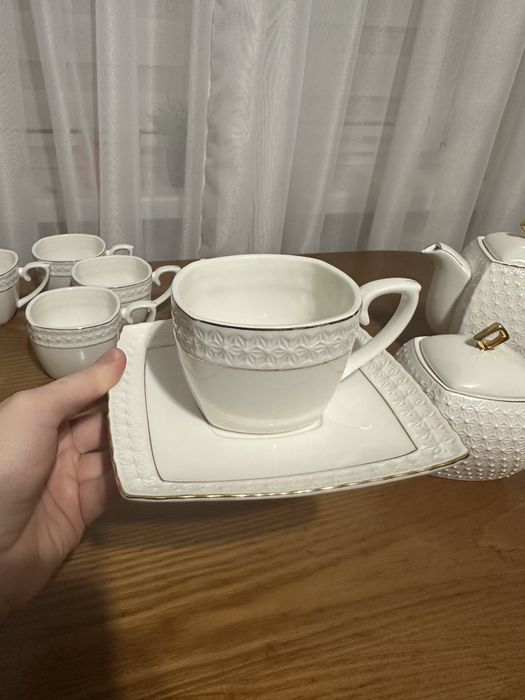 Чайний набір посуду "снігова королева"