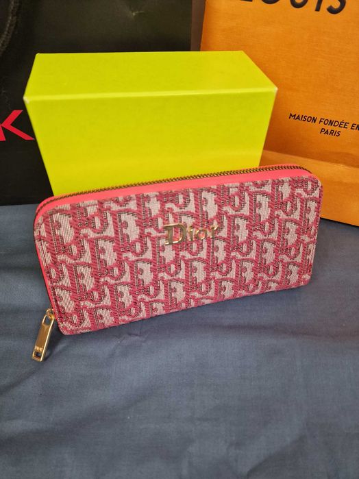 Portfel damski duży Christian Dior kolory monogram premium