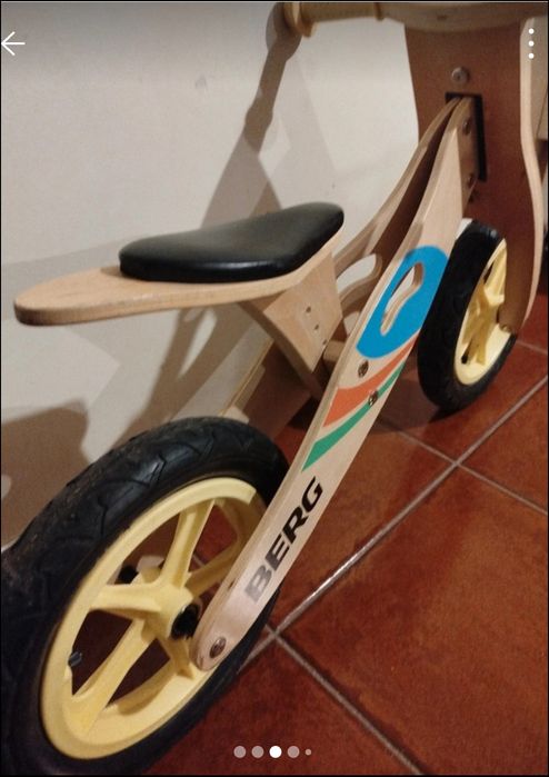 Bicicleta sem pedais Berg