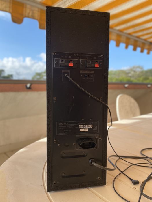 Subwoofer Ativo Sony SRS-D3 – Vintage Anos 80