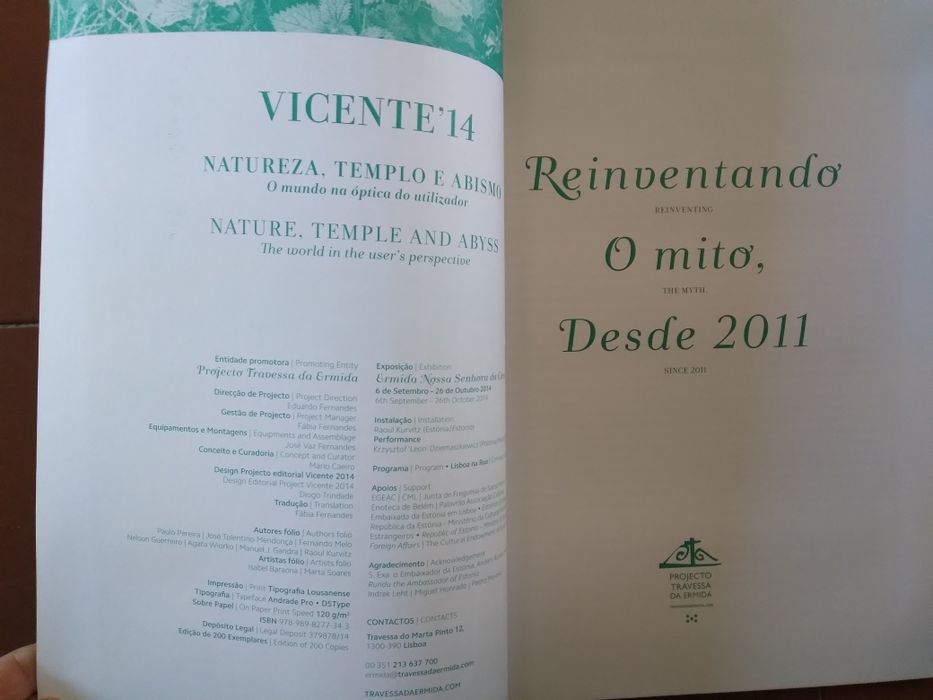 Vicente. Projeto Travessa da Ermida
