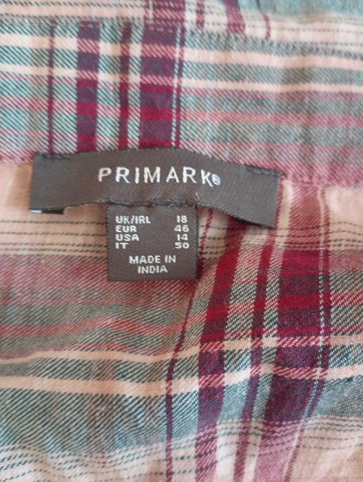 Koszula w kratę Primark rozmiar 46