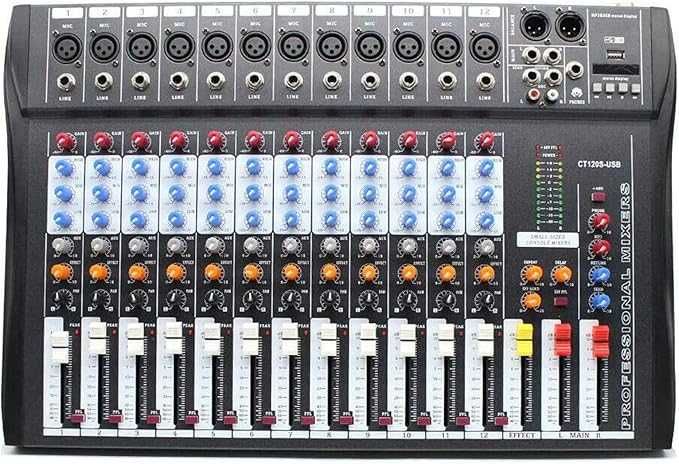 Mikser muzyczny 12 kanałów MICWL