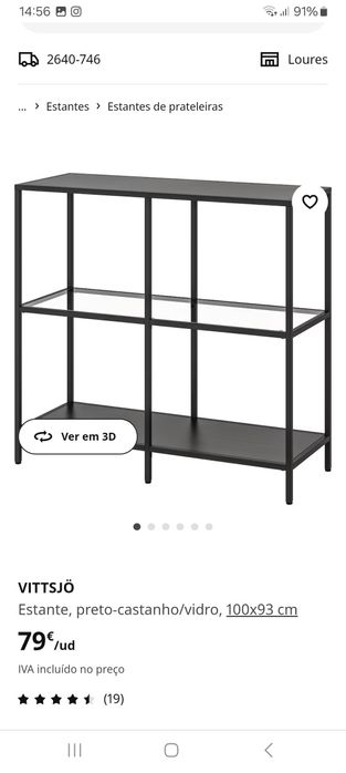 Estante ikea com prateleira
