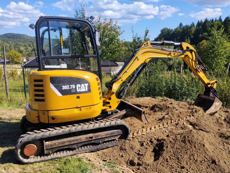 mini koparka caterpillar cat 302.7 jcb kubota bobcat hitachi