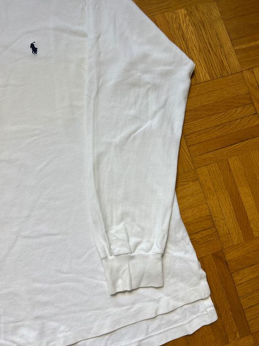 Longsleeve polo Ralph Lauren white logo
