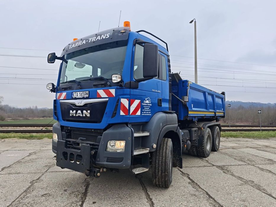MAN TGS 26.480 Bordmatik-Niski Przebieg-Oryginał-Zamiana  Kiper , Bordmatic, BDB Stan-Navi-Niski Przebieg-Zamiana