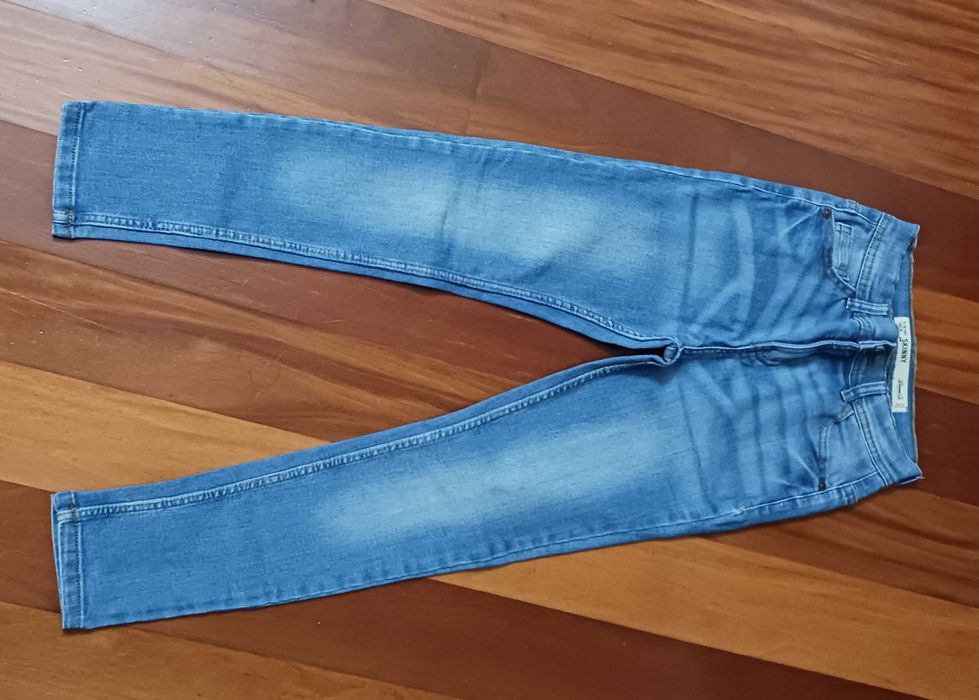 2 Calças de ganga para criança - 9/10 anos