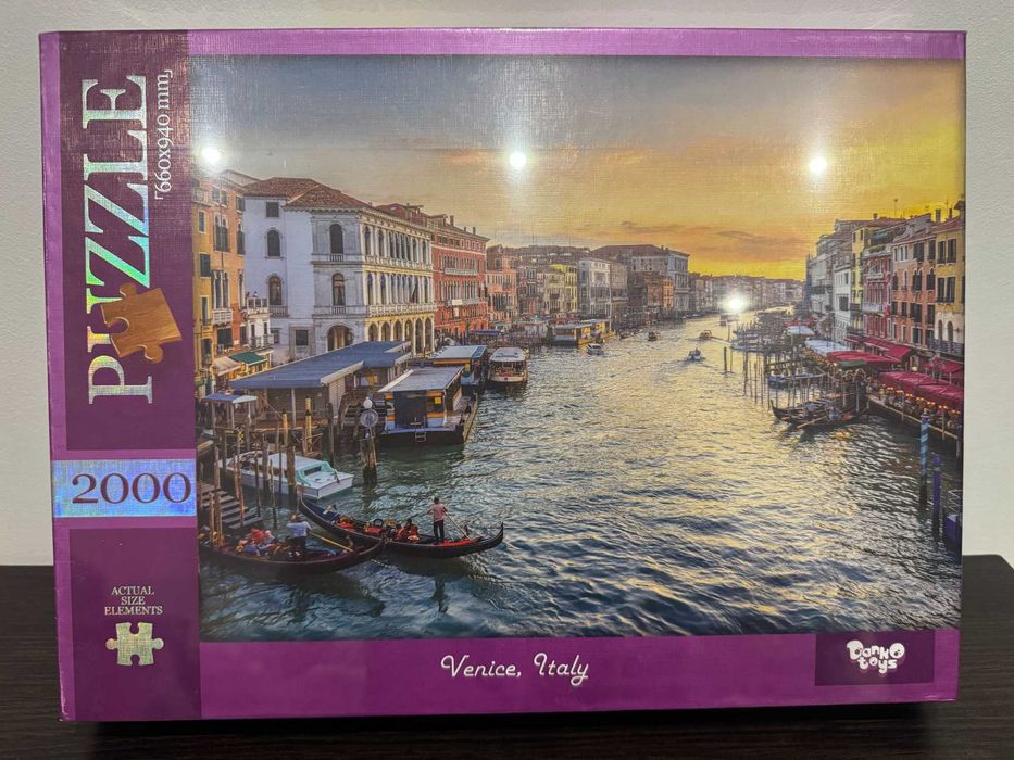 Пазли 2000 елементів Манарола та Венеція нові