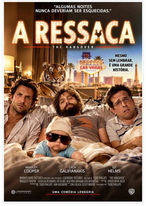 Lote 3 posters novos a ressaca