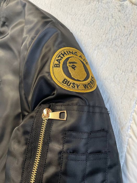 Новый бомбер Bape Bathing Are Gold