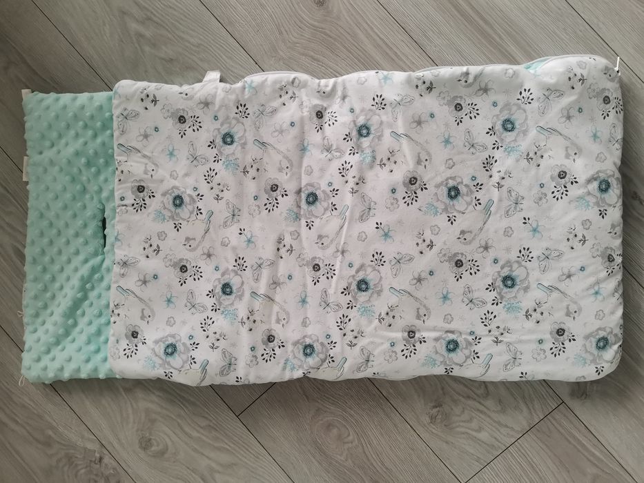 Śpiworek do wózka do spania wiosna jesień przejściowy minky