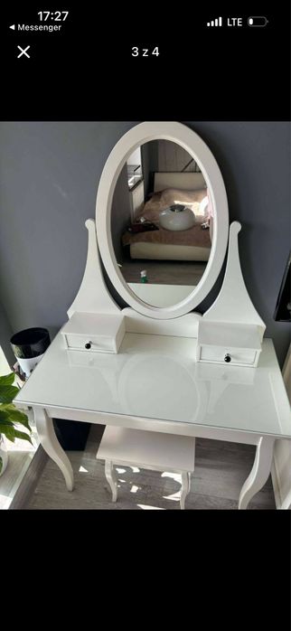Toaletka ikea biała