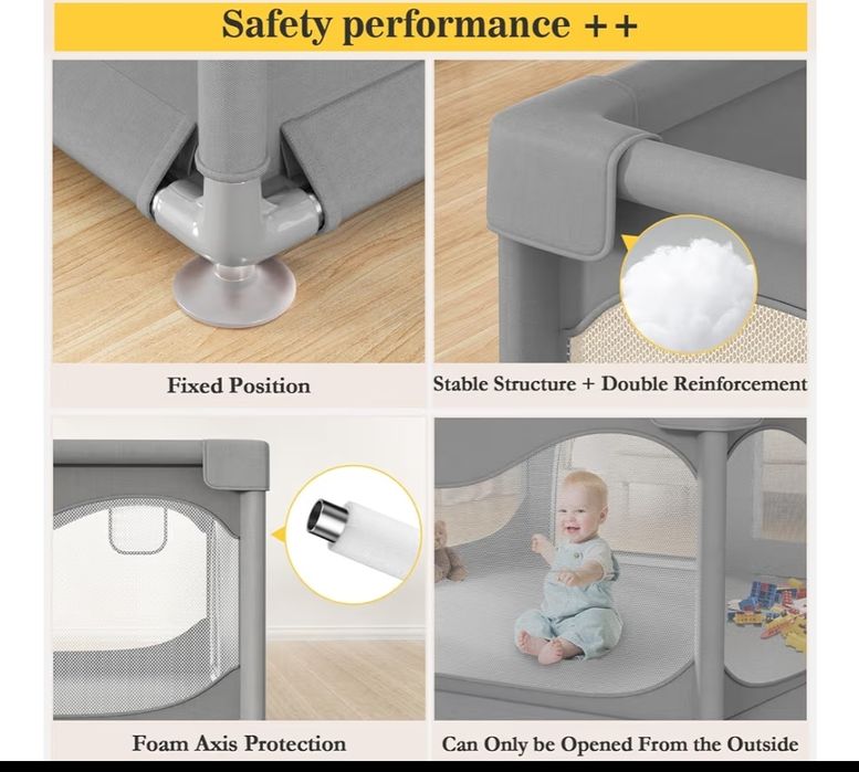 Parque Infantil Grande 200x180 cm – Como Novo (Versão 2025)