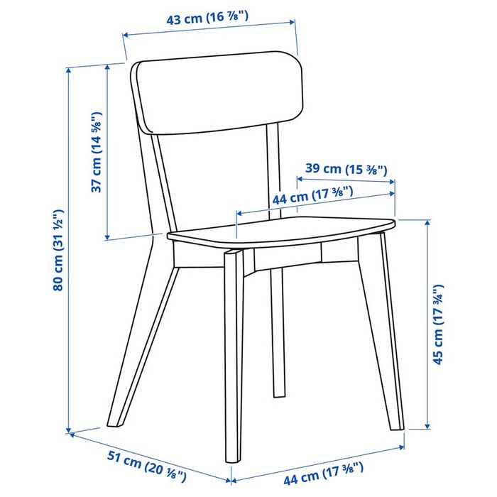 2 Cadeiras ikea lisabo
