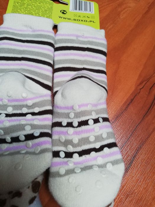 NOWE Z METKĄ Skarpetki dla niemowlaka Soxo