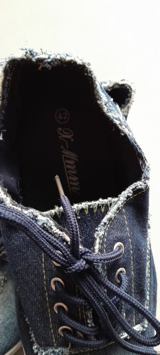 Джинсові мокасини нові 41р..