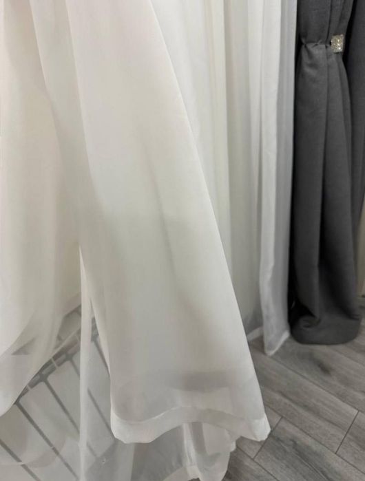 Тюль 6 метров,білий колір